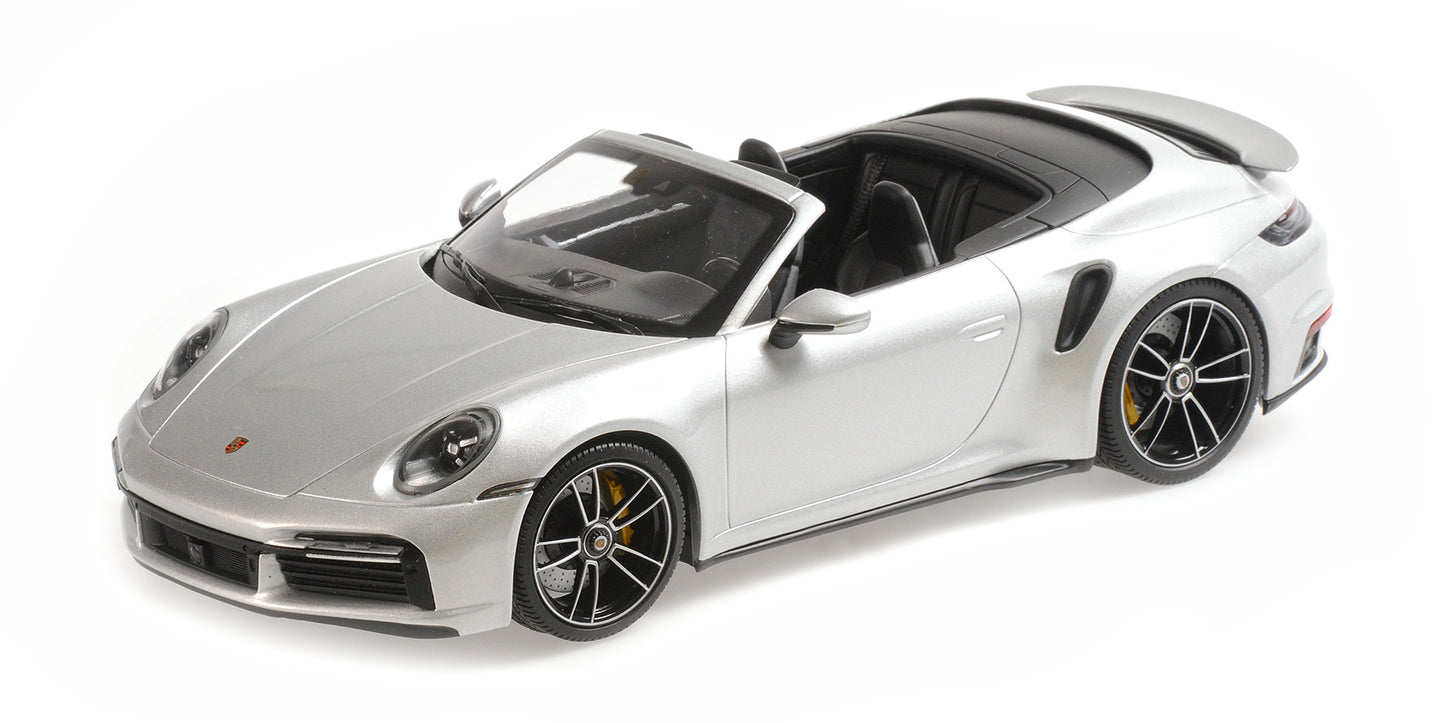 PORSCHE 911 (992) TURBO S CABRIOLET SILVER 2020