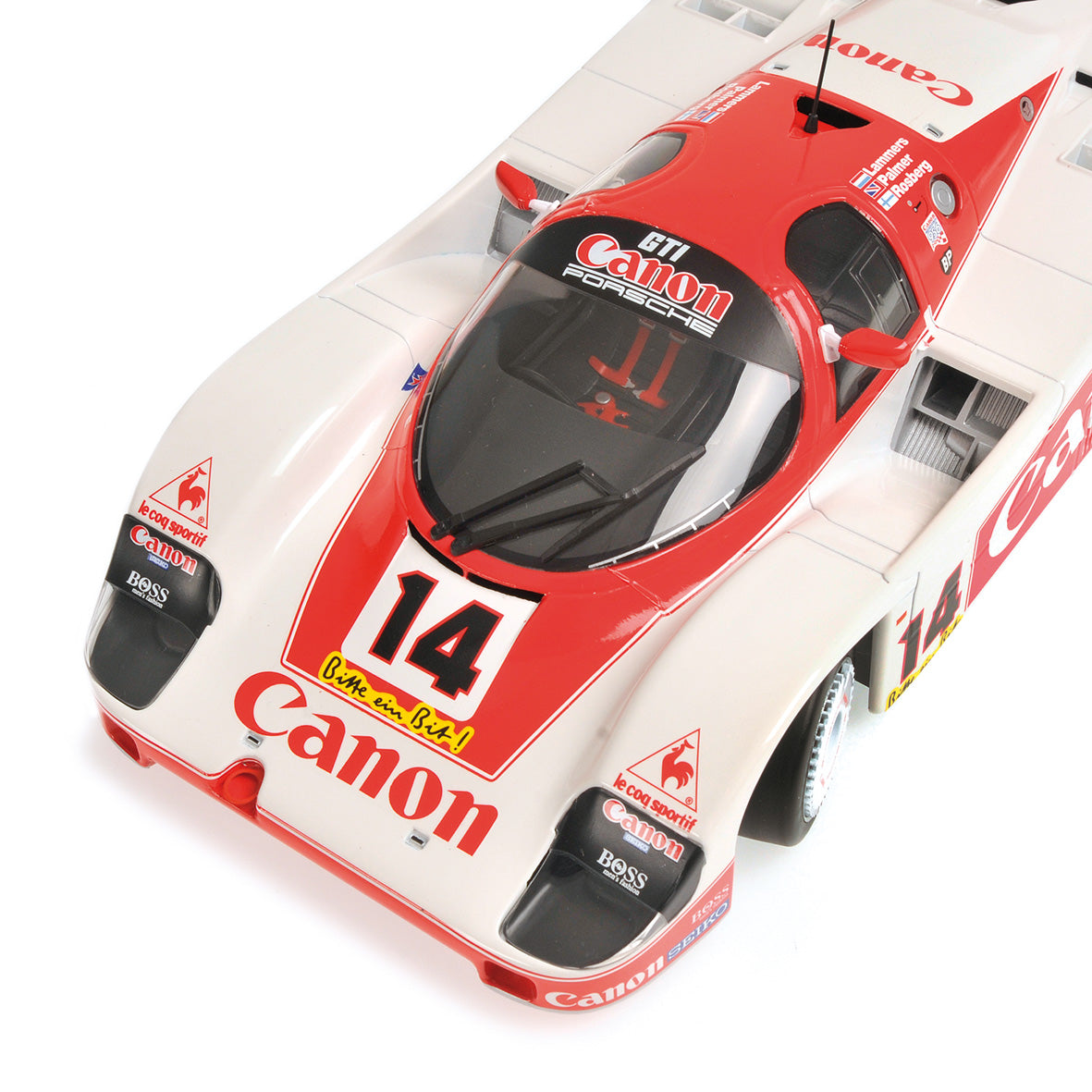 PORSCHE 956K CANON RACING ROSBERG LAMMERS 3RD PLACE 1000KM NURBURGRING 1983