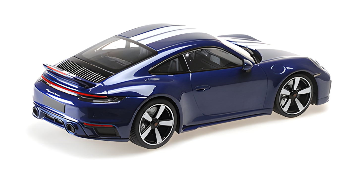 PORSCHE 911 (992) SPORT CLASSIC BLUE METALLIC 2022 WITH STRIPE