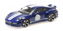 PORSCHE 911 (992) SPORT CLASSIC BLUE METALLIC 2022 WITH STRIPE AND PORSCHE WRITING