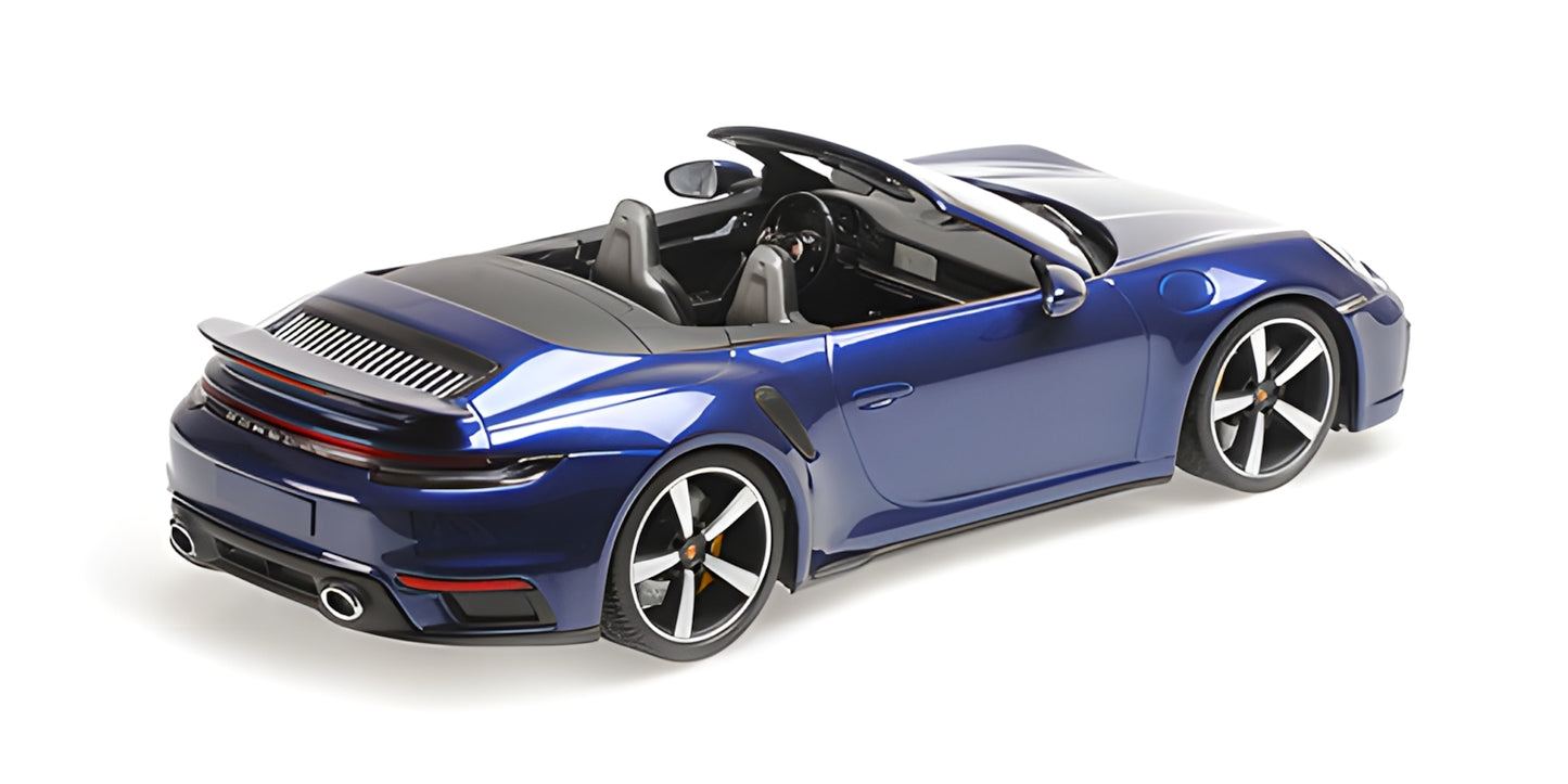 PORSCHE 911 (992) TURBO S CABRIOLET BLUE METALLIC 2020