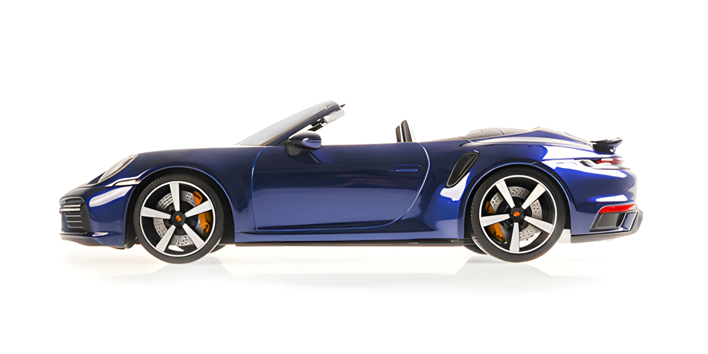 PORSCHE 911 (992) TURBO S CABRIOLET BLUE METALLIC 2020