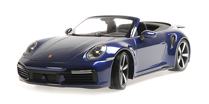 PORSCHE 911 (992) TURBO S CABRIOLET BLUE METALLIC 2020