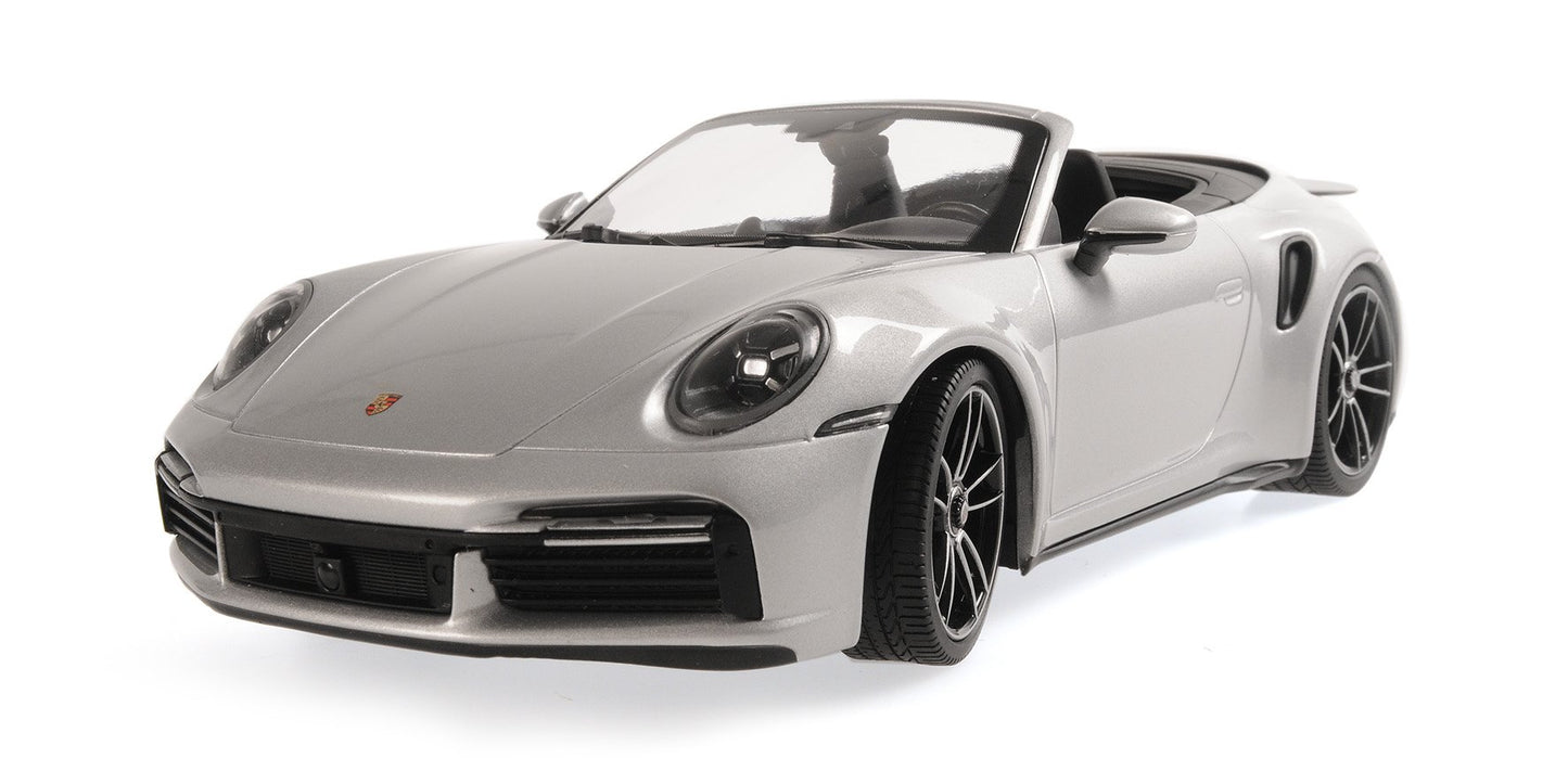 PORSCHE 911 (992) TURBO S CABRIOLET SILVER 2020