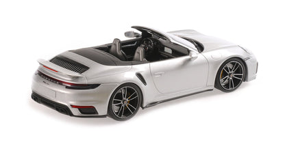 PORSCHE 911 (992) TURBO S CABRIOLET SILVER 2020