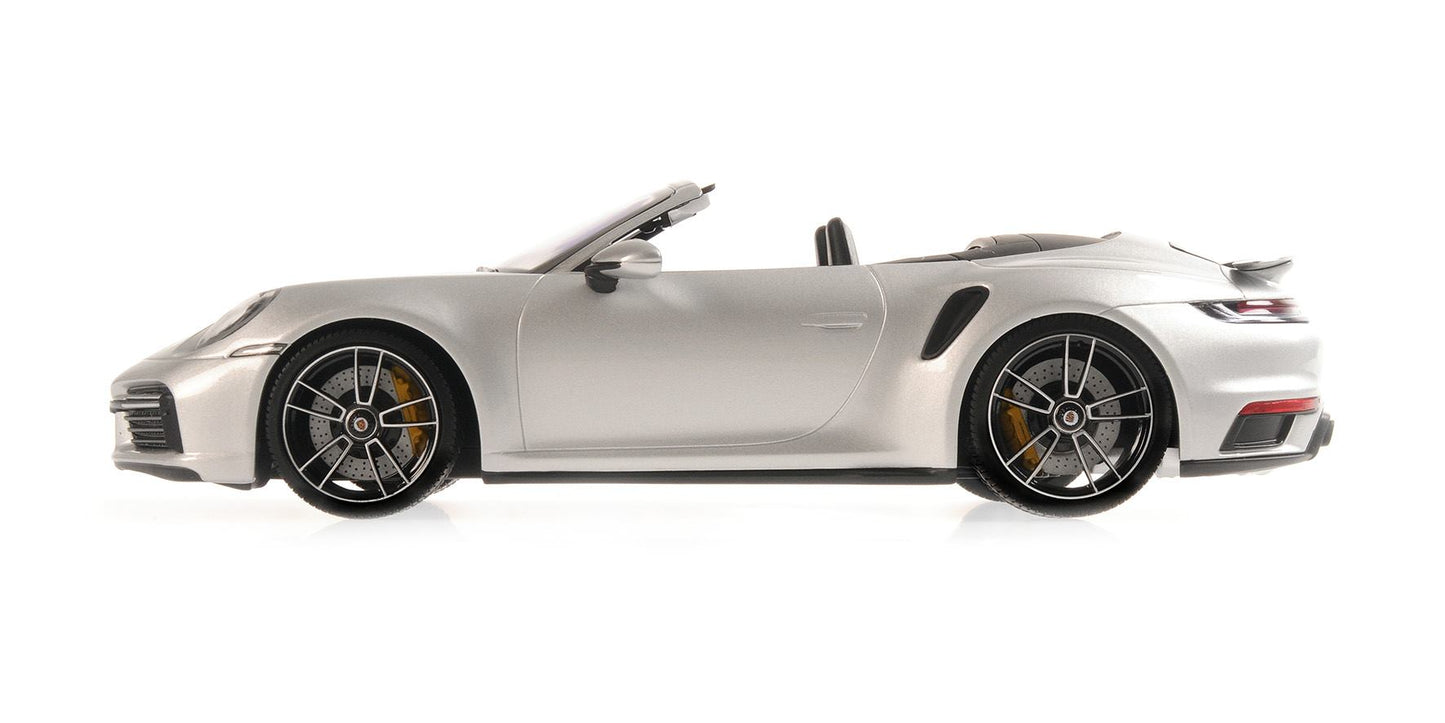 PORSCHE 911 (992) TURBO S CABRIOLET SILVER 2020