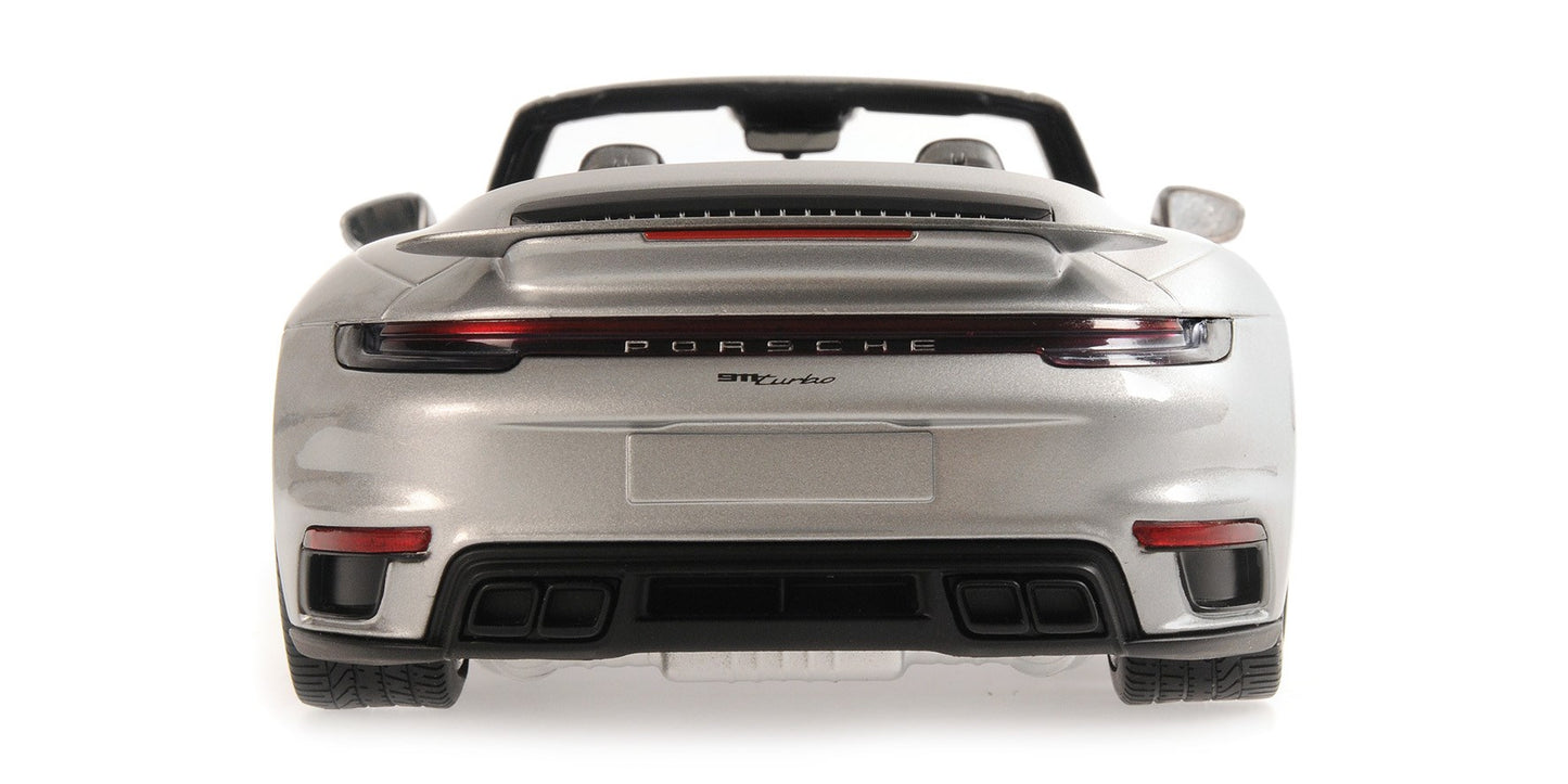 PORSCHE 911 (992) TURBO S CABRIOLET SILVER 2020