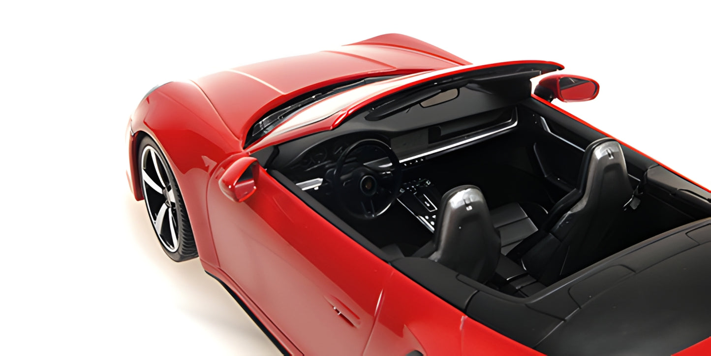 PORSCHE 911 (992) TURBO S CABRIOLET RED 2020