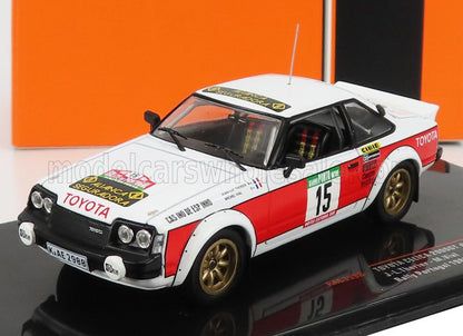 TOYOTA - CELICA 2000GT (RA40) N 15 RALLY PORTUGAL 1980 L.THERIER - M.VIAL - RED WHITE - Vroomi