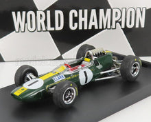LOTUS - F1 33 N 1 WINNER GERMANY GP JIM CLARK 1965 WORLD CHAMPION - GREEN YELLOW Scale model car on Vroomi
