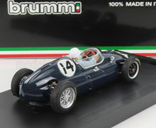 COOPER - F1 T51 N 14 VINCITORE DEL GP D'ITALIA 1959 STIRLING MOSS - CON FIGURINA DEL PILOTA - BLU