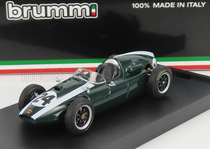 COOPER - F1 T51 CLIMAX N. 24 VINCITORE DEL GP DI MONACO JACK BRABHAM CAMPIONE DEL MONDO 1959 - VERDE BIANCO modellino in scala modellino Vroomi