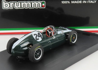 COOPER - F1 T51 CLIMAX N. 24 VINCITORE DEL GP DI MONACO JACK BRABHAM CAMPIONE DEL MONDO 1959 - VERDE BIANCO modellino in scala modellino Vroomi