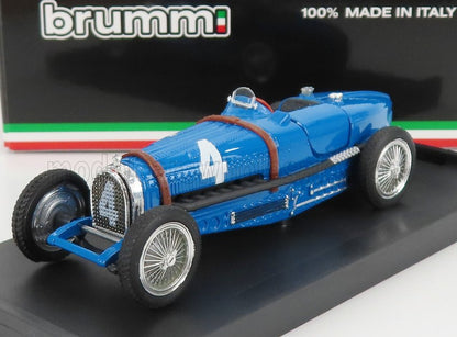 BUGATTI - F1 TIPO 59 N. 4 VINCITRICE DEL GP DEL BELGIO 1934 R. DREYFUS - BLUETTE modellino in scala modellino Vroomi