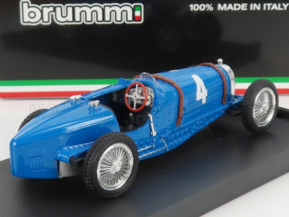 BUGATTI - F1 TIPO 59 N. 4 VINCITRICE DEL GP DEL BELGIO 1934 R. DREYFUS - BLUETTE modellino in scala modellino Vroomi