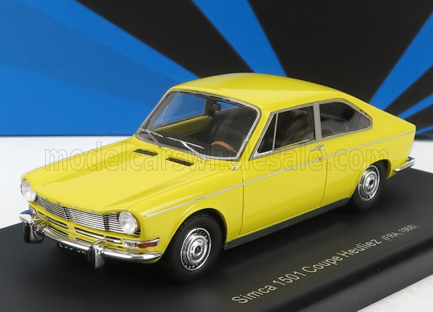 Simca 1501 Coupé Heuliez France 1968 Yellow Avenue43 1:43 scale model