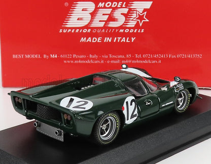 LOLA - T70 MKIII ASTON MARTIN 5.0L V8 TEAM LOLA RACING N 12 24h LE MANS 1967 K.IRWIN - P.DE KLERK - VERDE - Vroomi