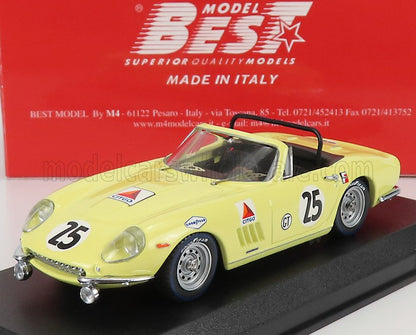 FERRARI - 275 GTB/4 SPIDER N 25 12h SEBRING 1967 R.McCLUGGAGE - F.WINDRIDGE - YELLOW