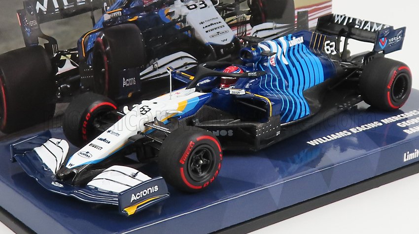 WILLIAMS | F1 FW43B MERCEDES M12 EQ POWER+ TEAM WILLIAMS RACING N 63 BAHRAIN GP 2021 GEORGE RUSSELL