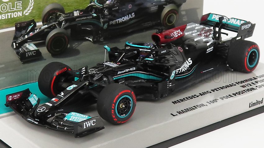 MERCEDES GP | F1 W12 MERCEDES M12 EQ POWER+ TEAM AMG PETRONAS MOTORSPORT FORMULA ONE N 44 100. POLE POSITION SIEGER SPANIEN GP 2021 LEWIS HAMILTON