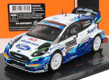 FORD ENGLAND  FIESTA WRC N 3 RALLY MONTECARLO 2021 T. SUNINEN - M. MARKKULA - BLAUW WIT