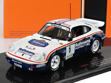 PORSCHE - 911 SC RS TEAM ROTHMANS N 6 RALLY YPRES 1984 H.TOIVONEN - I.GRINDROD - WHITE BLUE - Vroomi