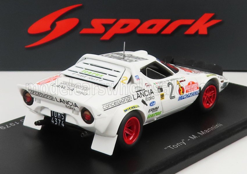 LANCIA | STRATOS HF N 2 WINNER RALLY SANREMO 1979 M.MANNINI - TONY