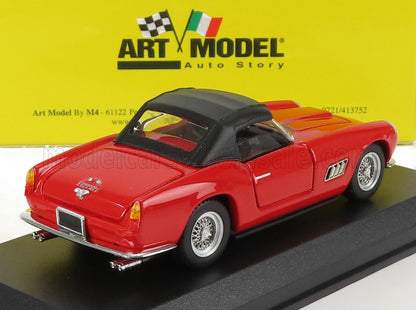 FERRARI - 250 LWB CALIFORNIA LONG NOSE SPIDER CLOSED 1960 - RED BLACK