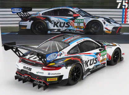 PORSCHE - 911 991-2 GT3 R TEAM KUES 75 BERNHARD N 17 ADAC GT MASTERS HOCKENHEIM 2020 K. BACHLER - S. DE SILVESTRO - HOMENAJE A STEFAN BELLOF - NEGRO, BLANCO Y ROJO