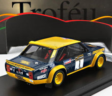 FIAT - 131 ABARTH OLIO FIAT N 1 WINNER RALLY NEW ZEALAND (AFTER FRONT DAMAGE) 1977 F.BACCHELLI - F.ROSSETTI - YELLOW BLUE