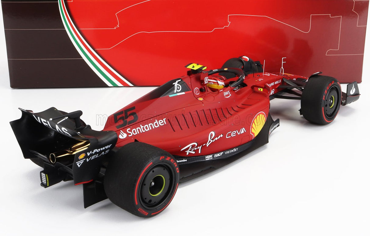 FERRARI | F1-75 TEAM SCUDERIA FERRARI N 55 2nd BAHRAIN GP 2022 CARLOS SAINZ