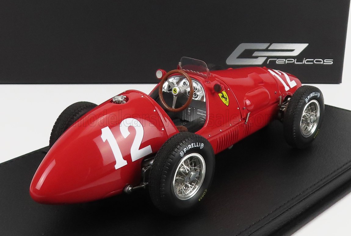 FERRARI | F1  500 F2 SCUDERIA FERRARI N 12 3rd FRANCE GP 1952 PIERO TARUFFI - CON VETRINA - WITH SHOWCASE