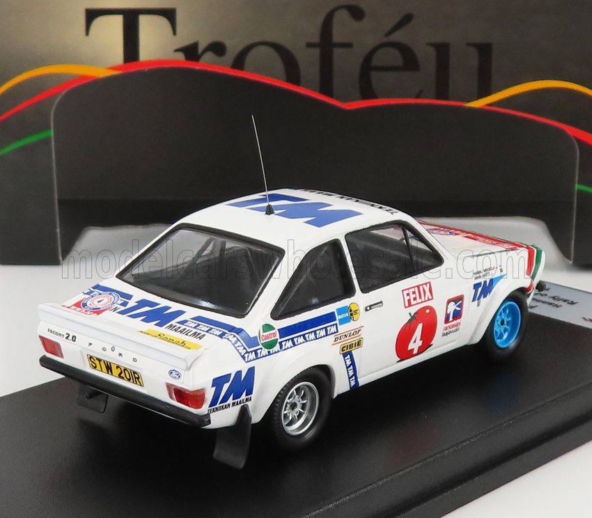 Ford Escort MKII No. 4 Hannu Mikkola Arne Hertz Rally 1000 Lakes 1978 Night Version Trofeu 1:43 scale model - image 2