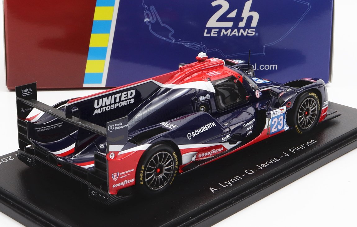 United Autosports race car model 23 with Le Mans 24h markings, available on Vroomi