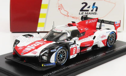 TOYOTA - GR010 3.5L TURBO HYBRID V6 TEAM TOYOTA GAZOO RACING N 8 WINNER 24h LE MANS 2022 S.BUEMI - B.HARTLEY - R.HIRAKAWA - WHITE RED GREY