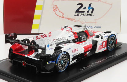 TOYOTA - GR010 3.5L TURBO HYBRID V6 TEAM TOYOTA GAZOO RACING N 8 WINNER 24h LE MANS 2022 S.BUEMI - B.HARTLEY - R.HIRAKAWA - WHITE RED GREY