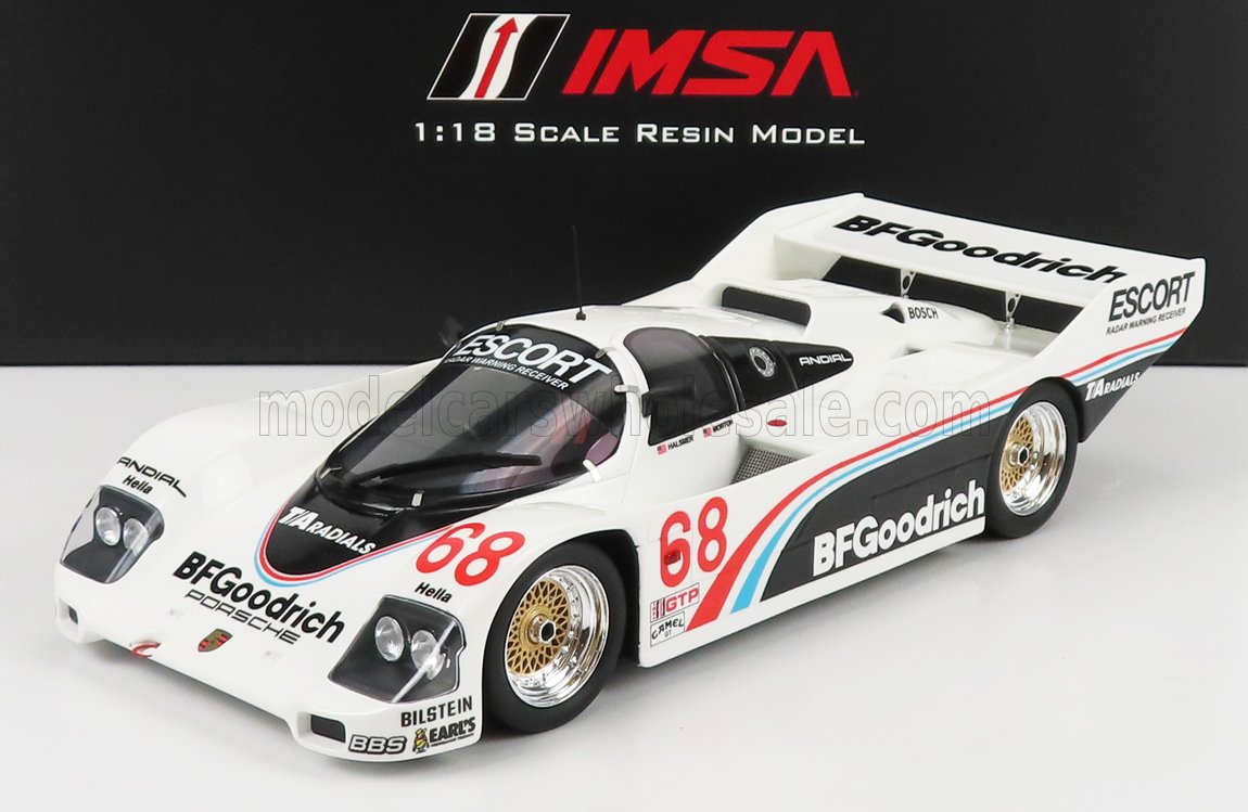 PORSCHE | 962 TEAM BFGOODRICH N 68 500 MILES IMSA ROAD AMERICA 1986 D.BRASSFIELD - J.MASS