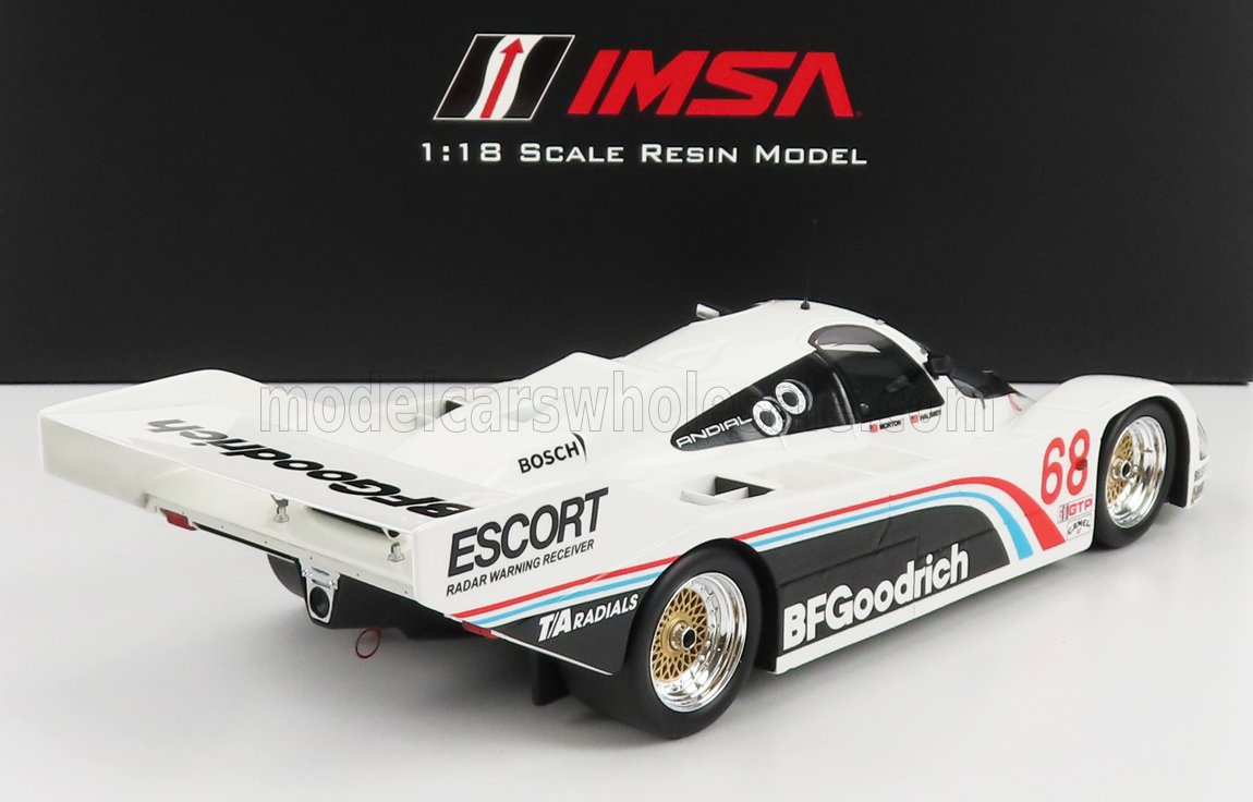 PORSCHE | 962 TEAM BFGOODRICH N 68 500 MILES IMSA ROAD AMERICA 1986 D.BRASSFIELD - J.MASS
