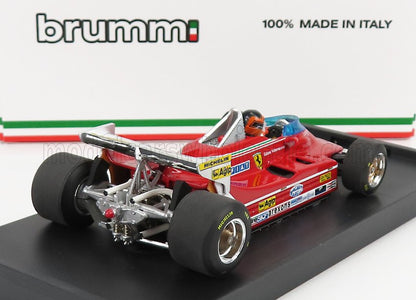 FERRARI - F1 312T5 N 2 MONACO GP 1980 GILLES VILLENEUVE - WITH DRIVER FIGURE - RED Scale model car on Vroomi