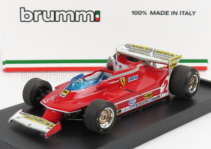 FERRARI - F1 312T5 N 2 MONACO GP 1980 GILLES VILLENEUVE - RED Scale model car on Vroomi