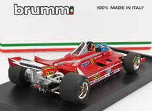 FERRARI - F1 312T5 N 2 BRAZILIAN GP 1980 GILLES VILLENEUVE - WITH DRIVER FIGURE - RED Scale model car on Vroomi