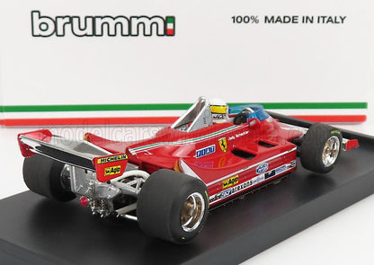 FERRARI - F1 312T5 N 1 ARGENTINA GP 1980 JODY SCHECKTER - WITH DRIVER FIGURE - RED Scale model car on Vroomi