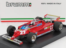 FERRARI - F1 126CK TURBO N. 27 VINCITRICE DEL GP DI MONACO 1981 GILLES VILLENEUVE - ROSSO modellino in scala modellino Vroomi