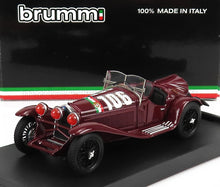 ALFA ROMEO - 2300 SPIDER N 106 WINNER MILLE MIGLIA 1932 B.BORZACCHINI - A.BIGNAMI - BORDEAUX Scale model car on Vroomi