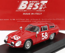 ALFA ROMEO - TZ1 N 58 TARGA FLORIO 1964 BUSSINELLO - TODARO - RED