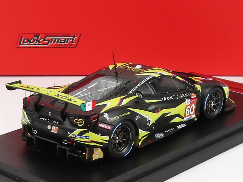 FERRARI | 488 GTE IRON LYNX TEAM N 60 24h LE MANS 2021 RAFFAELE GIAMMARIA - PAOLO RUBERTI - CLAUDIO SCHIAVONI