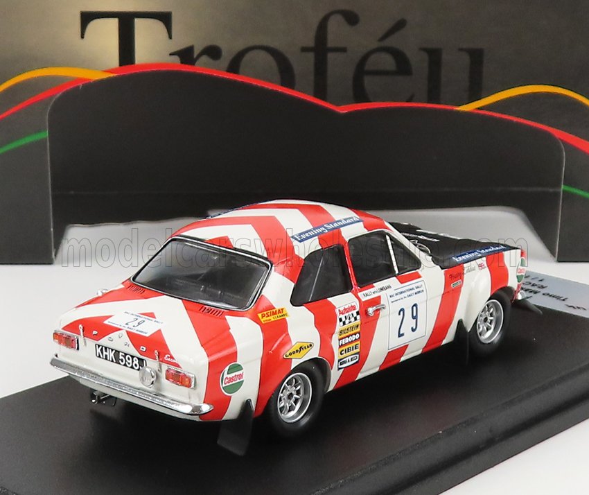 Ford Escort MkI No. 29 Timo Mäkinen Rally RAC Lombard Night Version 1970 Trofeu 1:43 scale model - image 2