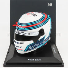 BELL – CASCO HELMET PORSCHE MARTINI 24h SPA 2022 KEVIN ESTRE – WEISS BLAU ROT
