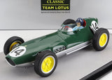 LOTUS | F1  16 N 14 DUTCH GP  (with pilot figure) 1959 GRAHAM HILL | BRITISH RACING GREEN SILVER