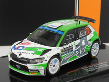 SKODA - FABIA RALLY2 EVO N 22 RALLY MONTECARLO 2022 N.GRYAZIN - K.ALEEKSANDROV - GREEN WHITE GREY